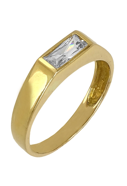 anillo de mujer oro amarillo 18 ktes con circonita vista oblicua 057_31268_01