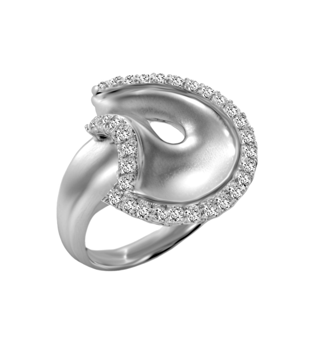 Anillo oro blanco ley 18 ktes con diamantes 083_VI1101341 anillo de oro blanco con diamantes toma principal para tienda online el rubi joyeros