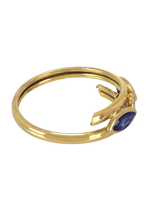 Anillo de oro con circonitas especial niñas 063_4010-SA venta online de joyas de oro para chicas