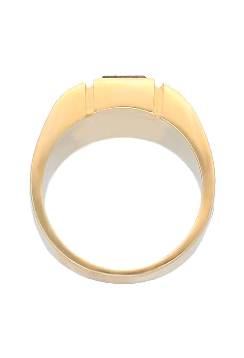 Sello hombre oro amarillo 18 ktes con onix 081_02070 anillo de oro tipo sello para hombre con onix y circonitas vista cenital interior 081_02070_03
