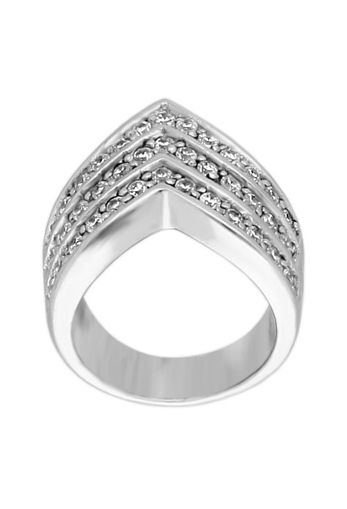 anillo de plata forma pico con galerias de circonitas foto para joyeria online toma tres 132_08239-S_02