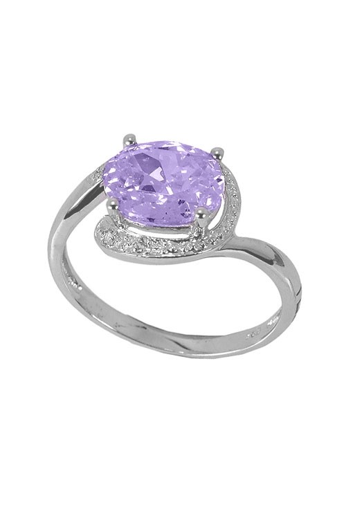 Sortija de plata con cuarzo malva y circonitas 103_SR842-A anillo_de_plata_para_mujer_con_circonitas_y_cuarzo_amatista_precio_barato_para_venta_en_joyeria_online_vista_frontal_103_sr842-a