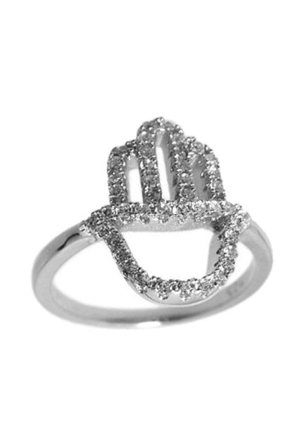 Anillo plata Mano de Fatima 042_A035-S (Anillos y sortijas)
