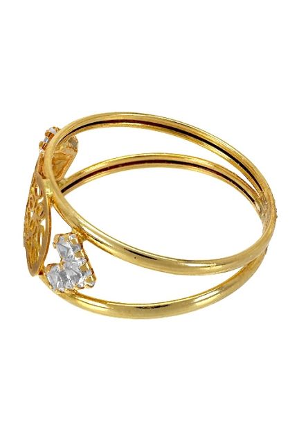 Anillo en oro 18K para niña con figura de elefante 146_C004 joyería para niños.