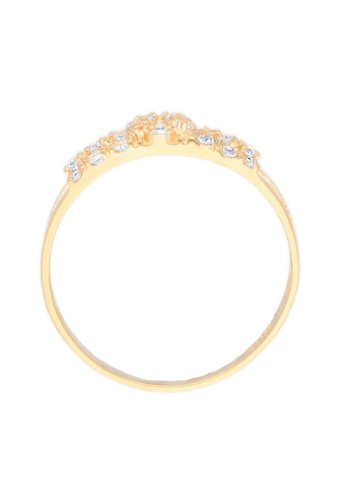 anillo mujer oro amarillo 18 kilates con circonitas foto frontal precio barato joyeria online 002_52902-S_02