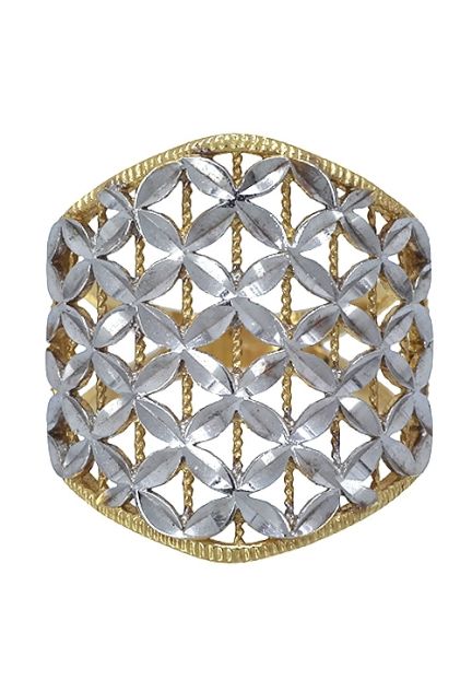 anillo mujer oro bicolor cortes lapidados foto central 157_S0004