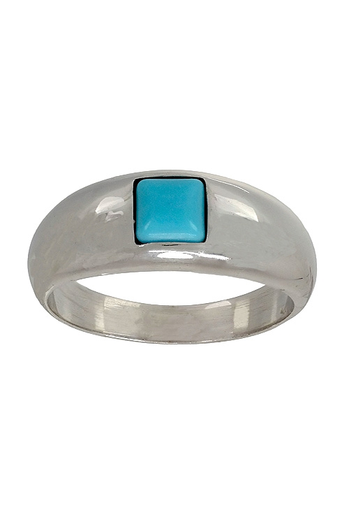 Anillo oro blanco y turquesa 120_267 anillo mujer oro blanco y turquesa precio outlet joyeria 120_267