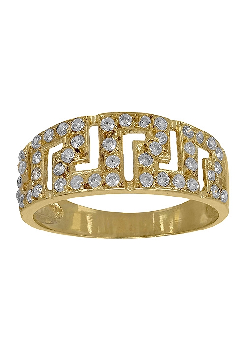 Anillo oro amarillo 18 ktes greca clásica 002_50948-S Anillo oro 18 ktes. para mujer. 002_50948-S venta online