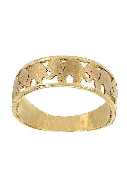 Anillo oro 18K sortija cokn elefantes para mujer o niña 139_5971-S joyería outlet