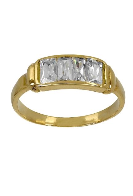 Anillo oro 18K, sortija con galería circonitas 139_7028-S-OA-C joyeria en madrid e internet