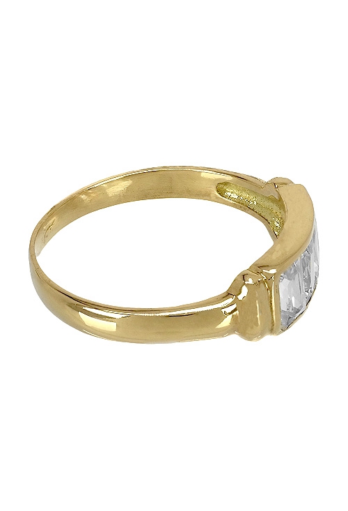 Anillo oro 18K, sortija con galería circonitas 139_7028-S-OA-C venta online a precios baratos