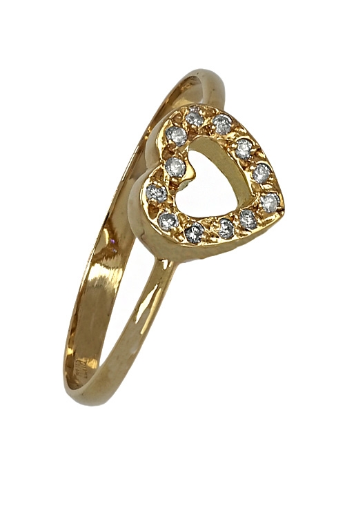 anillo oro amarillo 18 kilates con diamantes motivo forma corazon192_Z0710-OA_01