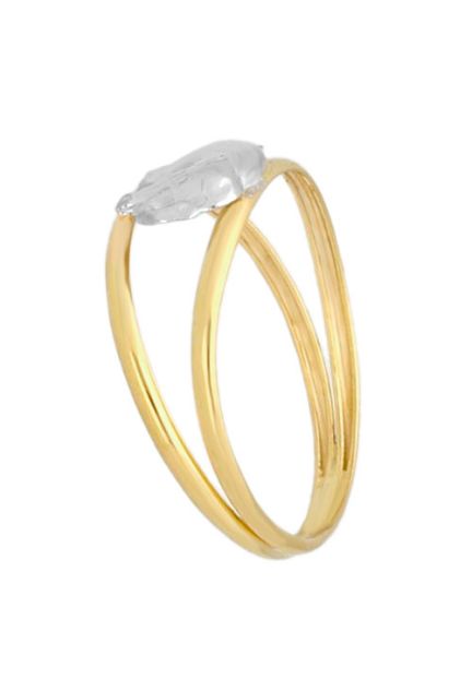 anillo oro bicolor 18 kilates motivo elefante vista lateral 085_0111297_01