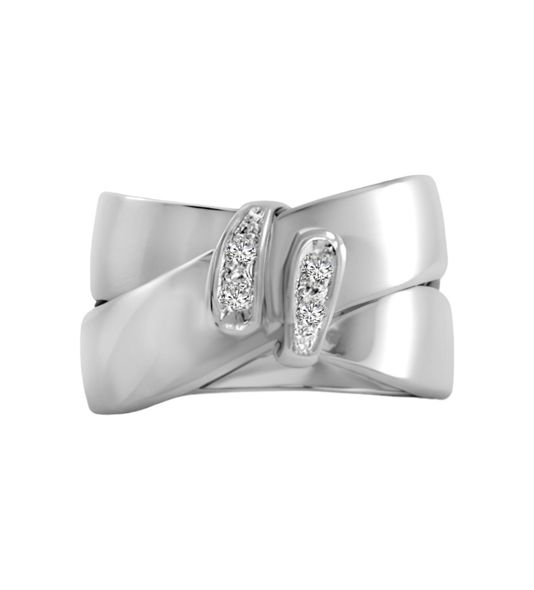 sortija novia forma lazo oro blanco 18 ktes con diamantes muy barata 044_5254