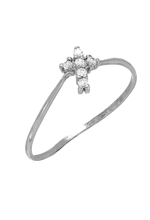 Anillo oro blanco 18 ktes motivo cruz 002_52964-SB venta por Internet, tiendas físicas en Madrid, precios baratos