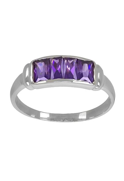 anillo oro blanco 18 ktes y amatistas 50% de descuento outlet de joyería 139_7028-S-OB-A precios baratos en joyas de oro