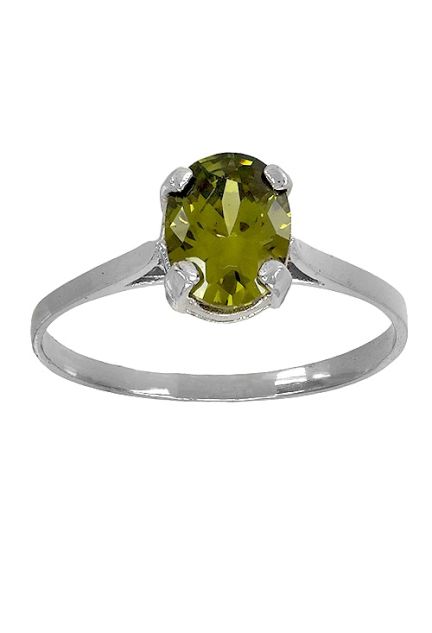 anillo oro blanco 18 ktes y olivina 139_12065-1