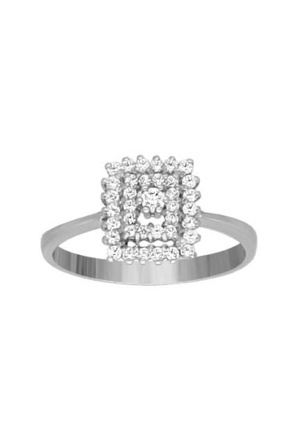 anillo mujer oro blanco 18 ktes con circonitas doble orla foto principal 002_50965-S-OB