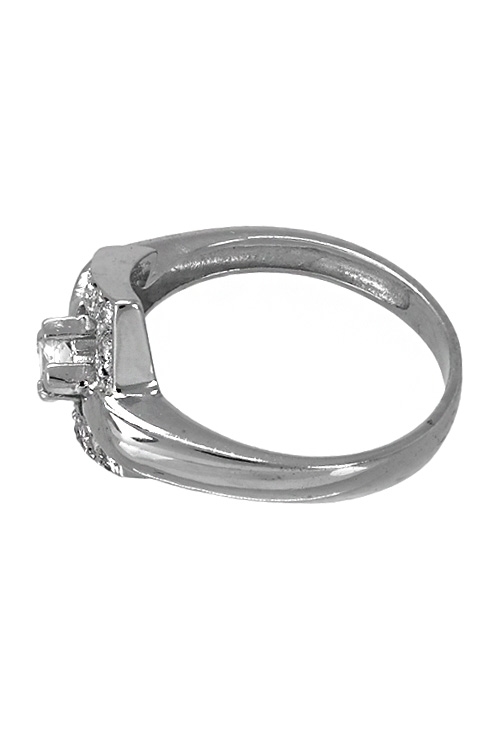 Anillo oro blanco para mujer 067_P000100240 anillo oro blanco para mujer con circonitas vista tumbada 067_P000100240_02