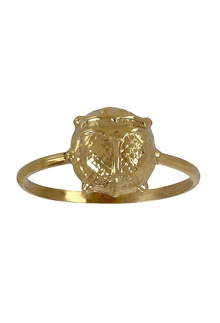 Anillo oro, escarabajo de la suerte, sortija para niñas 052_290-SE-S a precios baratos
