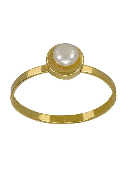 Anillo oro y perla, sortija para niña niña 057_32271-0000 precios baratos joyas para niñas