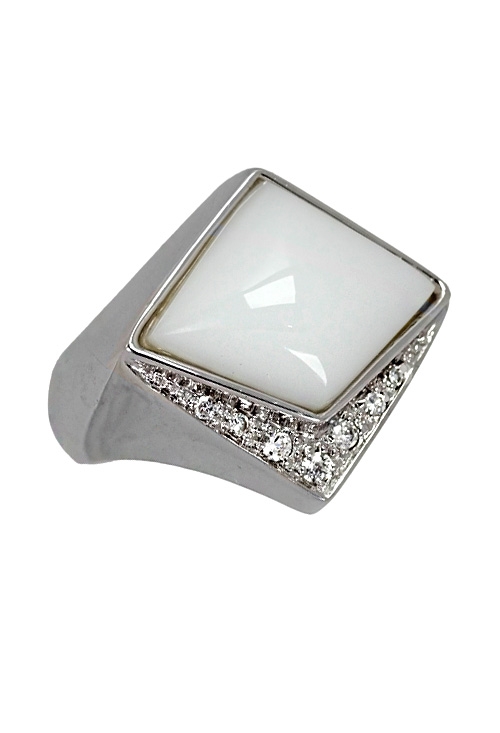 anillo plata con agata blanca y circonitas 132_71158-S