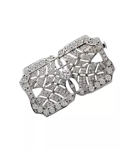 broche de plata para solapa