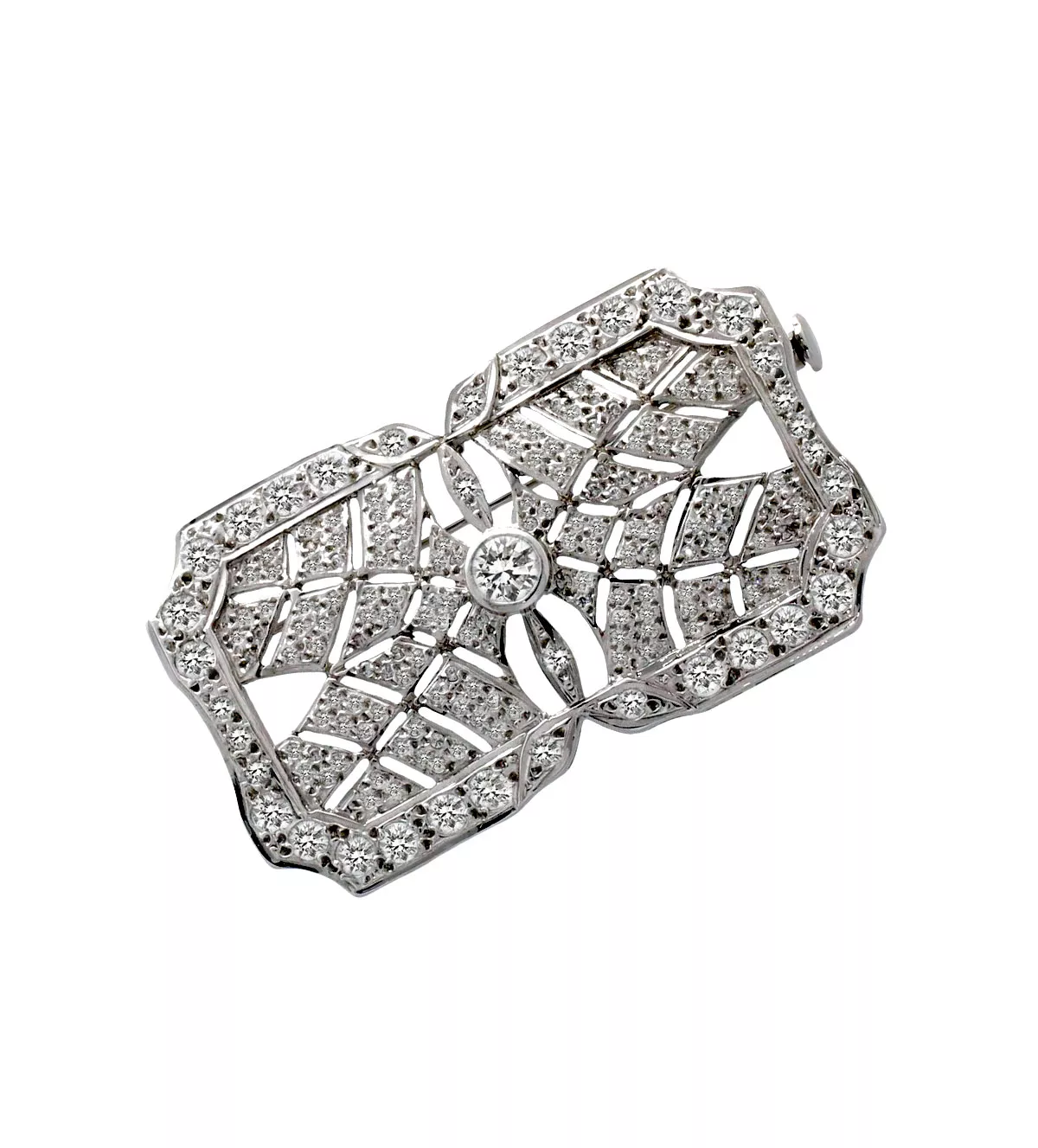 Broche de plata para solapa "Tudor" broche de plata para solapa