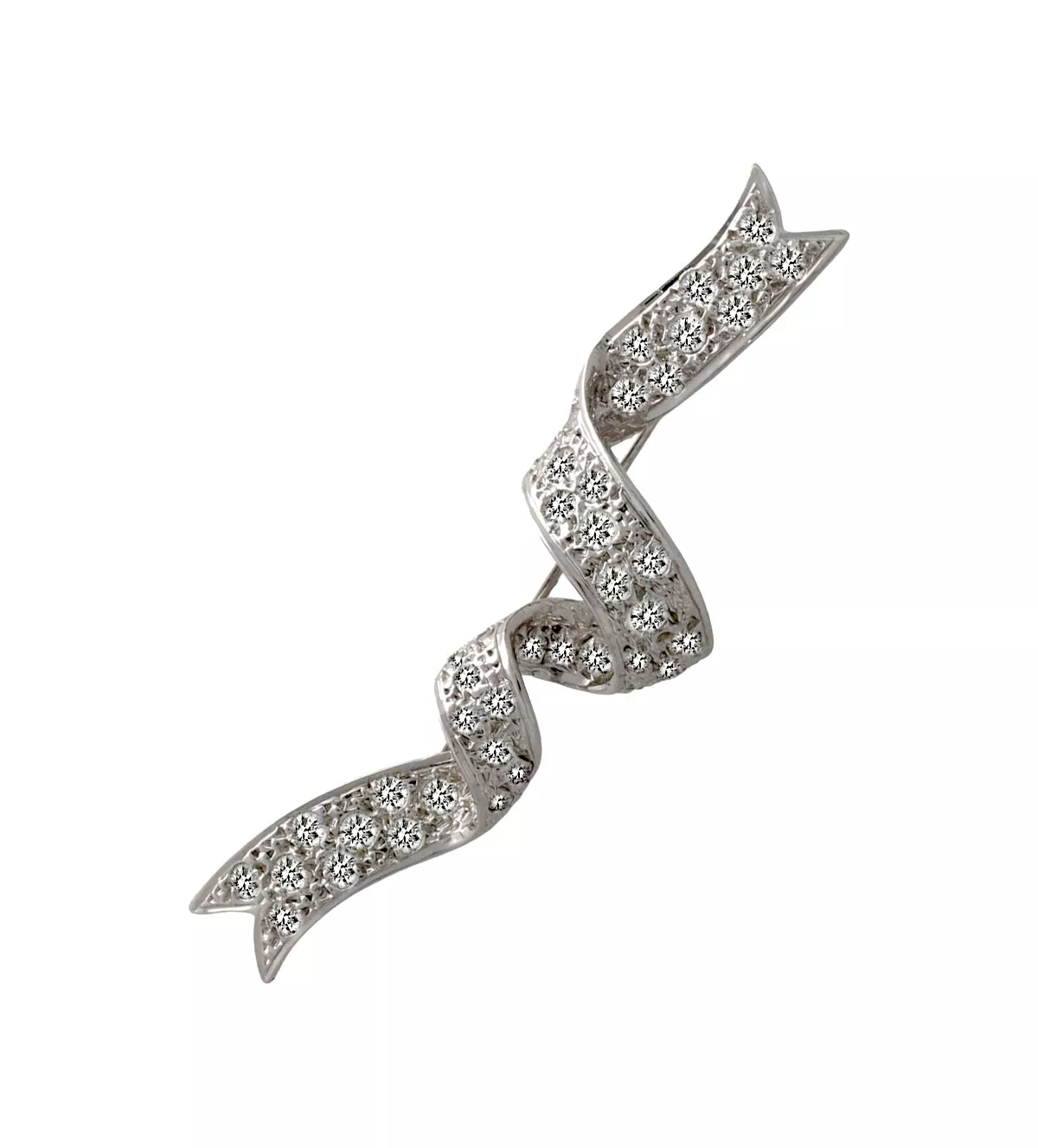 Broche de plata para solapa "Pavé Real" broche de plata para solapa