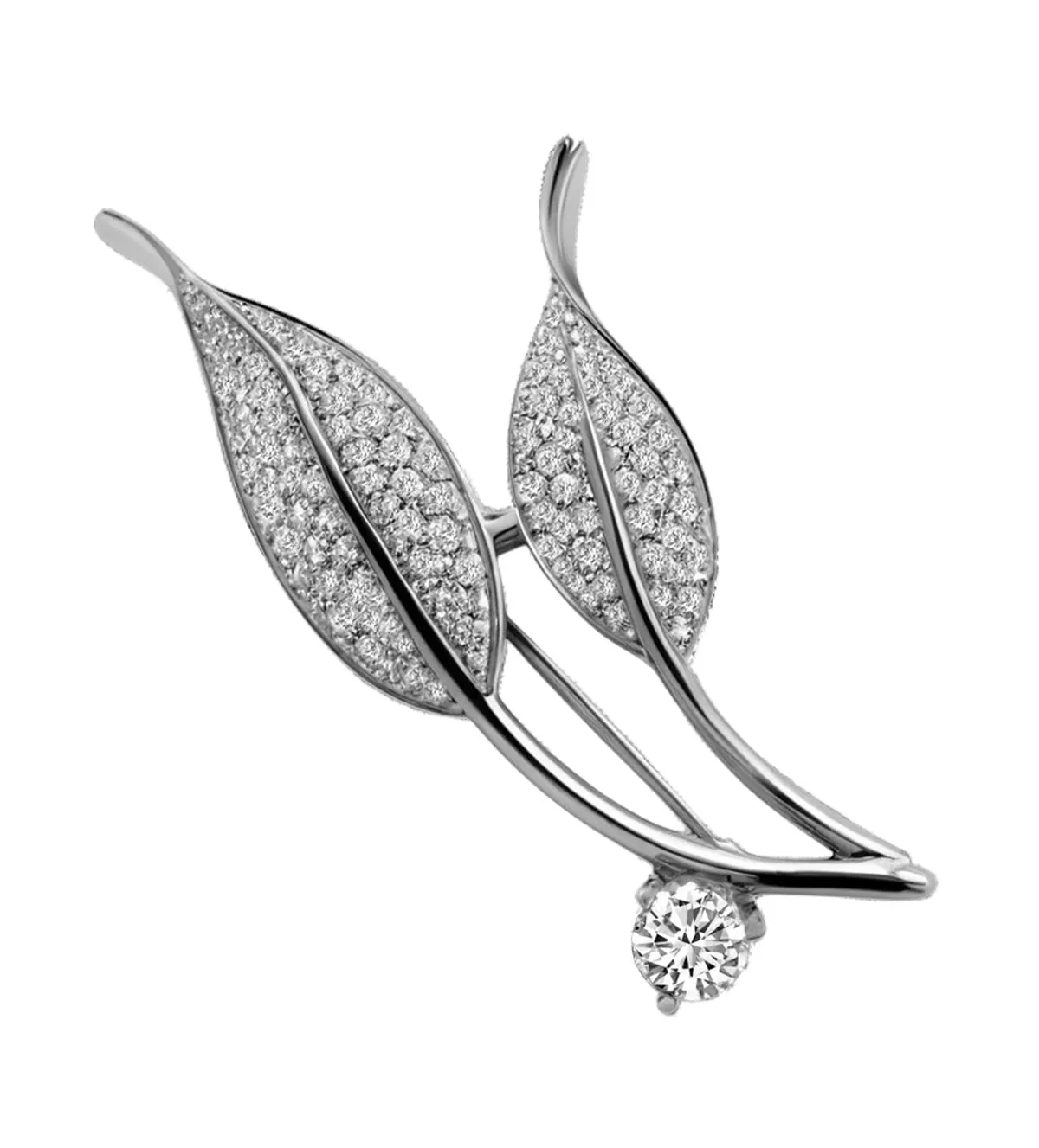 Broche de plata para solapa 042_A007-AF broche de plata para solapa diseño floral