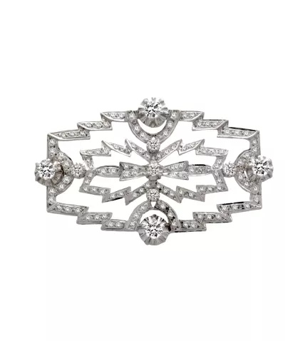 broche de plata para solapa Isabel 034 B.445