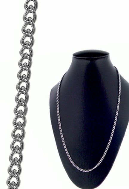 Cadena de metal con bano de rodio - foto 3 - rfcia.015_0018