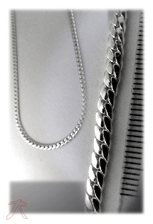 Cadenas y cordones plata ley 50 cm barbada rfcia.126_BTA100-50