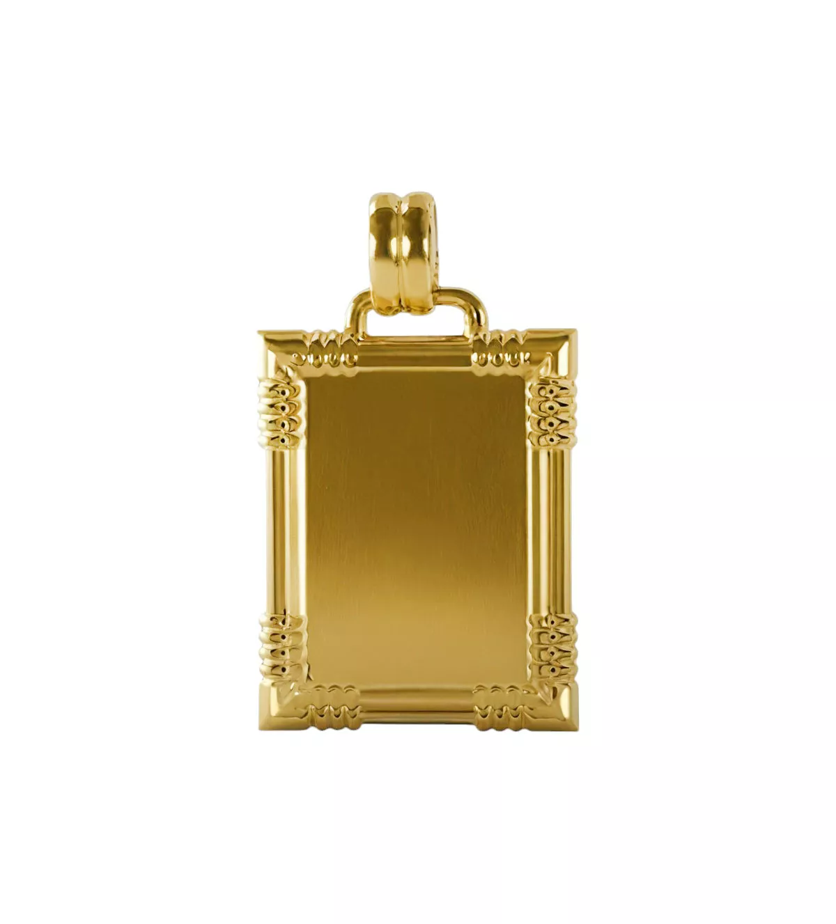 Chapa de identidad de oro 084_01M1116 chapa de identidad de oro vista principal