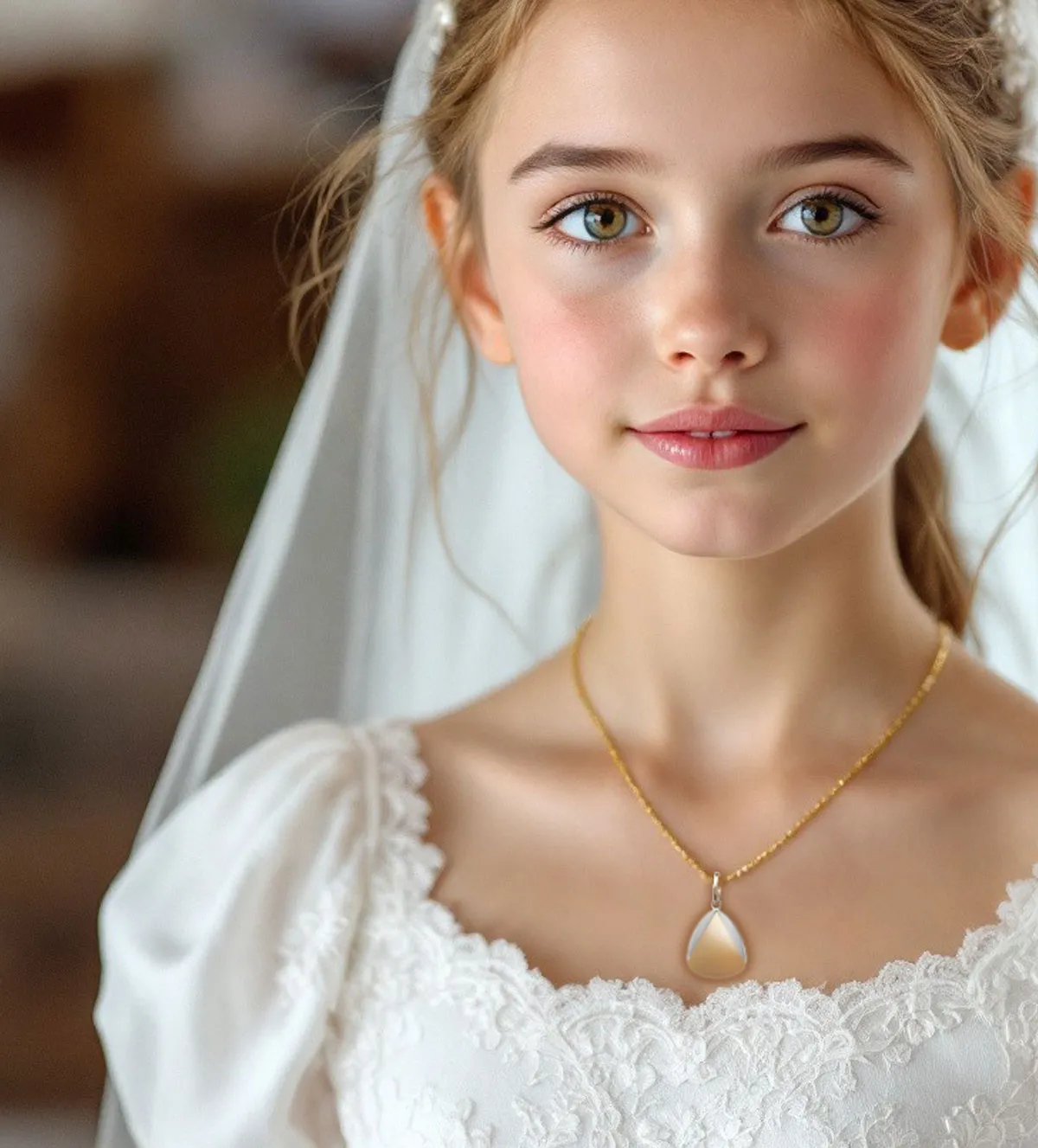 Chapa de identidad de oro bicolor 025_H-00649 chapa identidad de oro bicolor 18k para comunion vista modelo