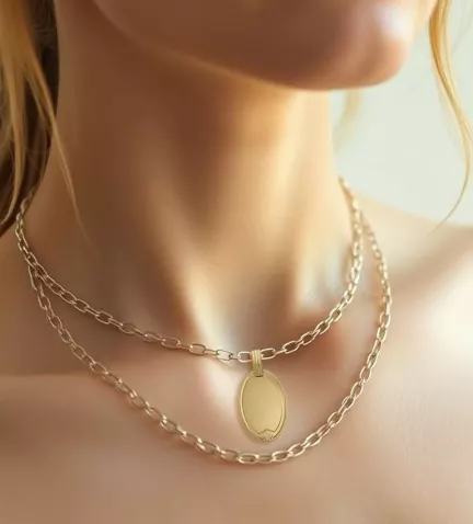 chapa de oro vista modelo