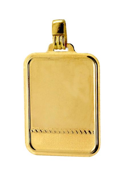 Chapa de oro amarillo para grabar - foto 1 - rfcia.045_216582L1-15