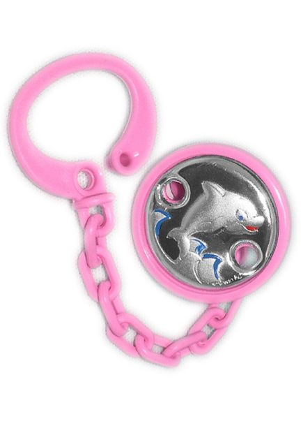 Chupetero para bebe, pinzas chupete en rosa, regalos para recién nacidos 088_00B5129-R