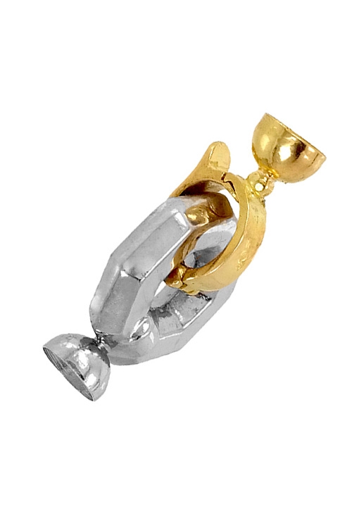 cierre de collar oro bicolor 18 ktes vista lateral precio de oferta 173_2136-B_01