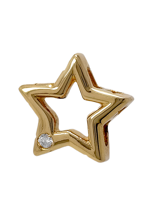 Colgante oro amarillo 18K estrella 037_88581 Colgante con circonita en oro amarillo de ley 18 kilates Estrella - foto 3 - rfcia.037_88581