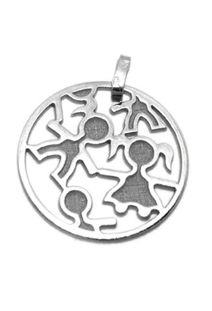 Colgante de plata nino y nina - foto 1 - rfcia.045_248400165