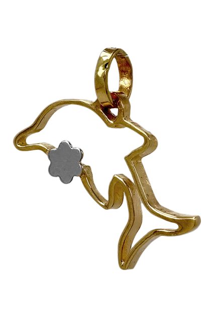 Colgante oro bicolor de ley, Figura de delfin - foto 04 - rfcia 002_80989CG