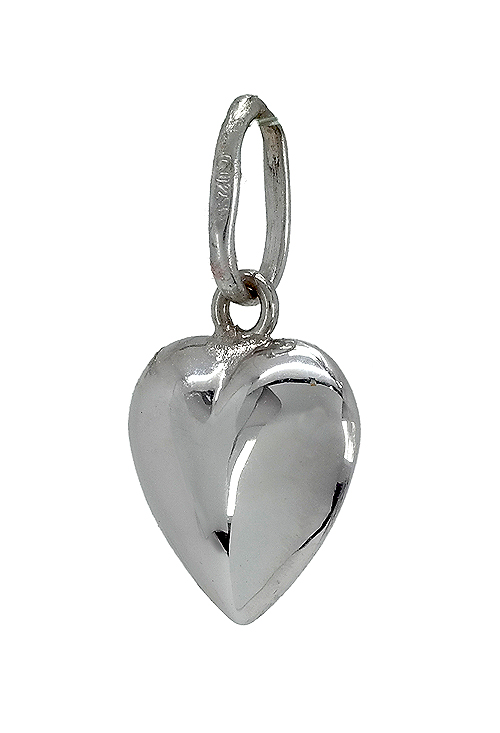 Colgante oro blanco corazón liso 019_0601-8B Colgante oro blanco, enamorados - foto 04 - rfcia 019_0601-8B