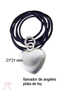 Colgante plata ley, del amor - foto 1 - rfcia.015_ANGEL-COR