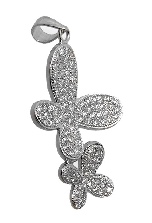 Colgante plata mariposas volando 042_A038-C colgante-plata-y-circonitas-dos-mariposas-042_a038-c
