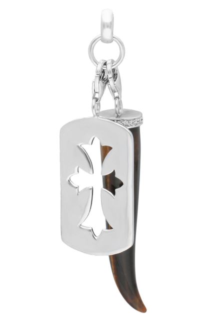 colgante colmillo ojo tigre y cruz calada plata ley 132_71663-667