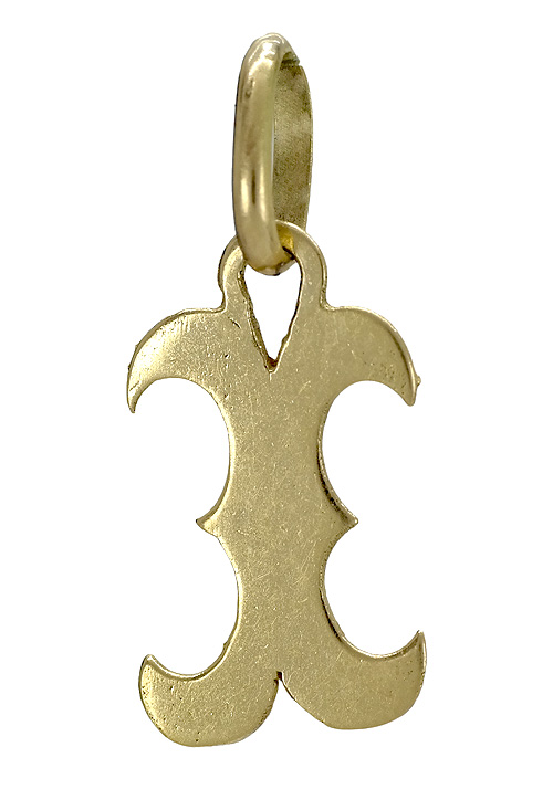 Colgante inicial I oro amarillo 173_INSII colgante de oro amarillo inicial I 173_INSII