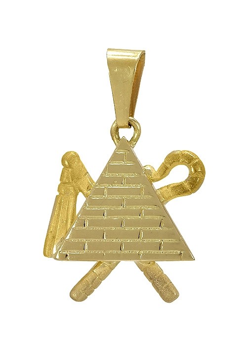 Colgante oro amarillo 18 kilates pirámide egipcia 001_011268 colgante_oro_18_kilates_piramide_egipcia_foto_frontal_precio_barato_joyeria_online_001_011268