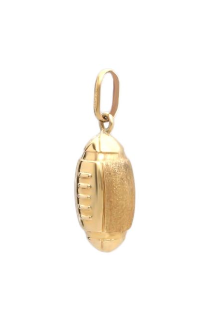 Colgante oro 18 kilates balon rugby toma lateral