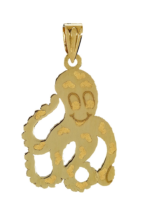 colgante oro amarillo 18 ktes pulpo imagen AA 120_62067